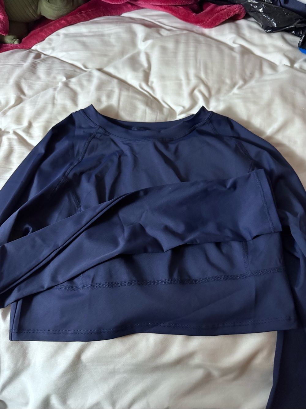 HALARA Navy Long-Sleeve Athletic Pullover